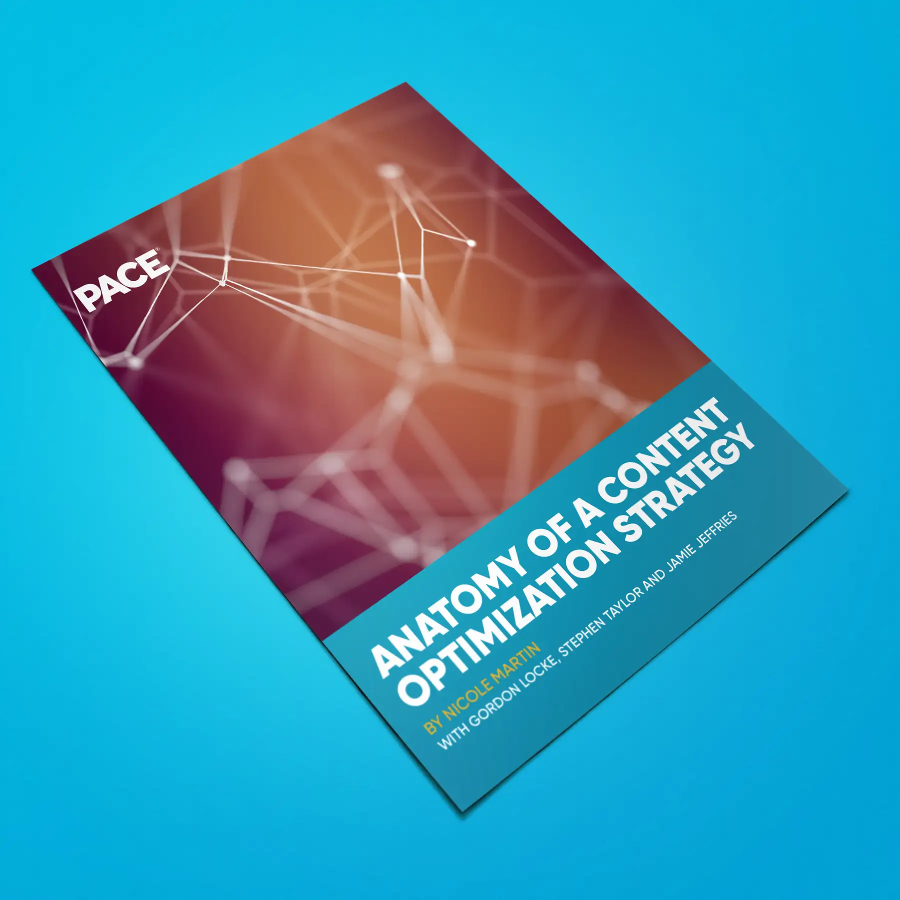 White paper cover for anatomy of a content optimization strategy