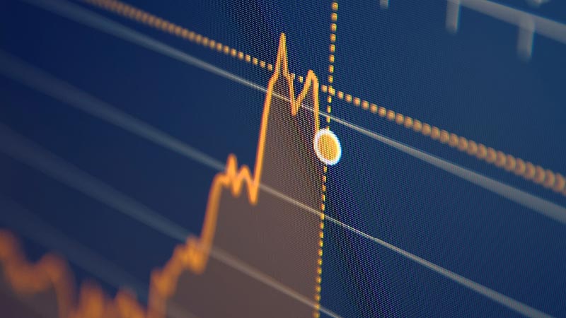 data points on a visual graph