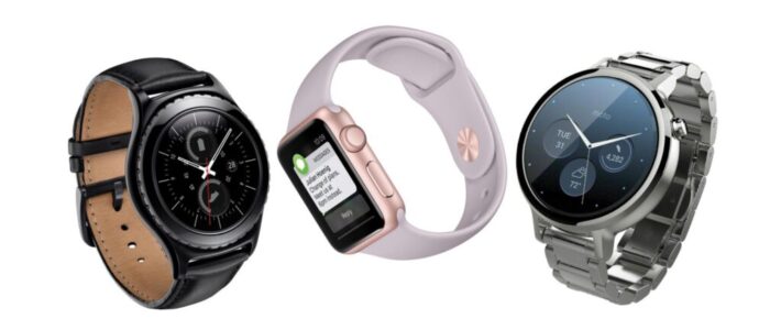 three different smart watches