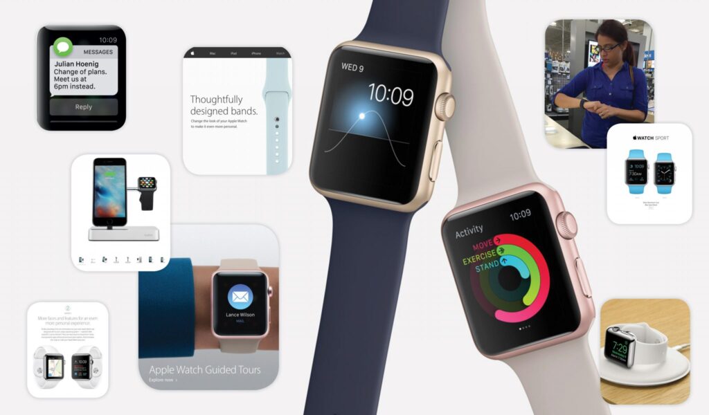 two apple watches and different Apple Watch features