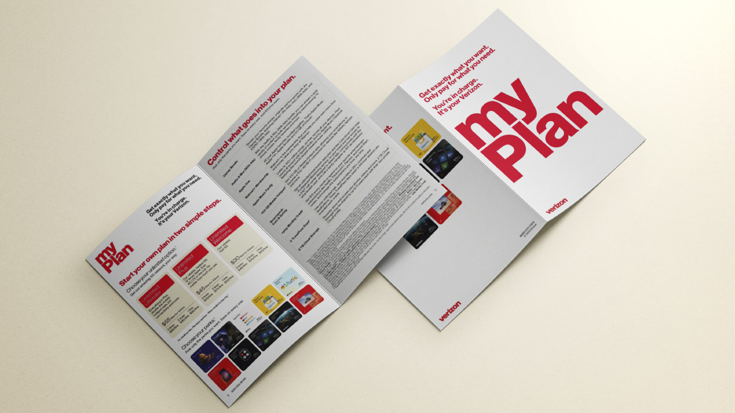Verizon plan brochures