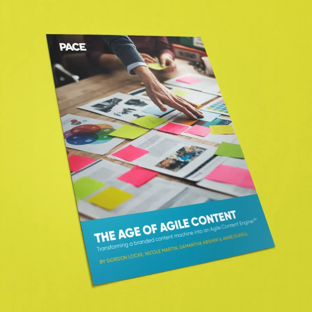 White paper cover for The Agile Age of Content