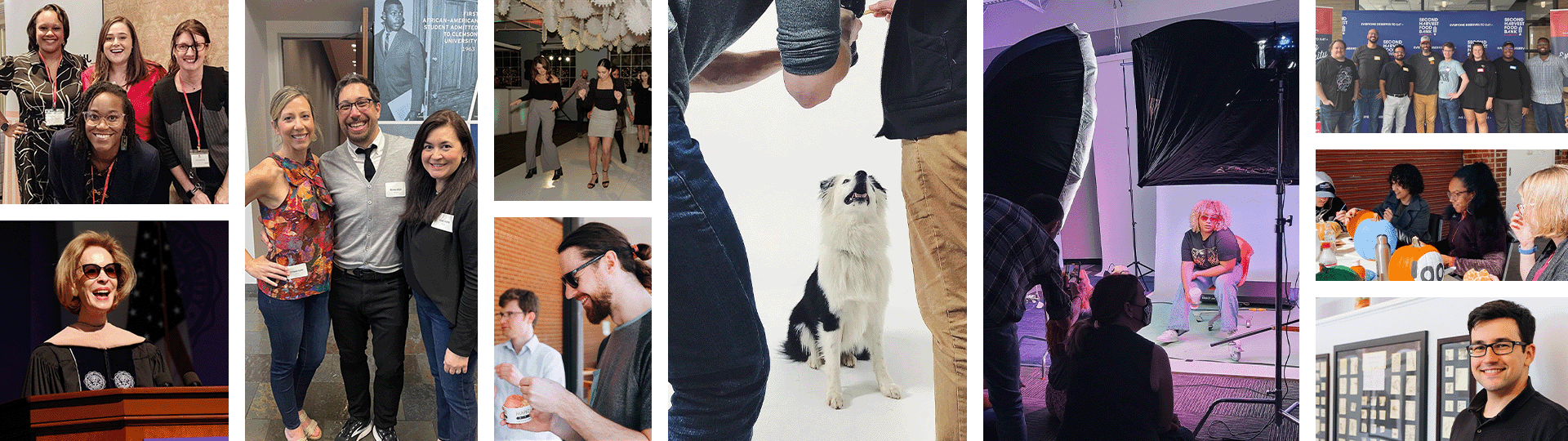 A collage of Pace employees and culture