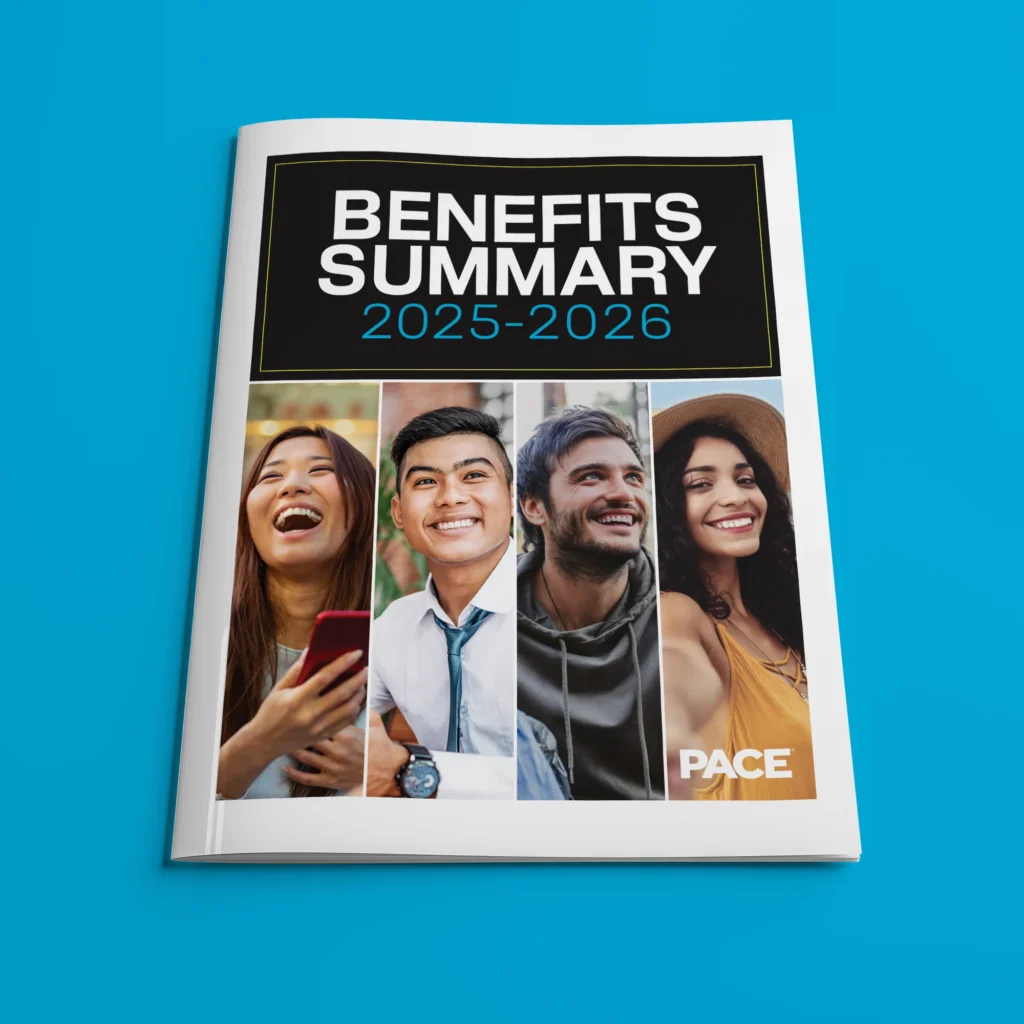 Cover of 2025-2026 Pace Benefits Summary